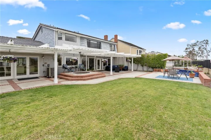 Spacious backyard with room to build a pool