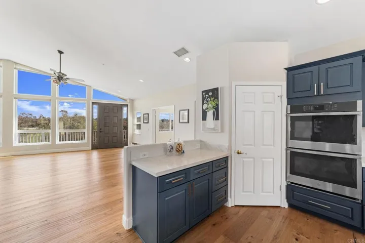 Generously sized pantry for ample storage