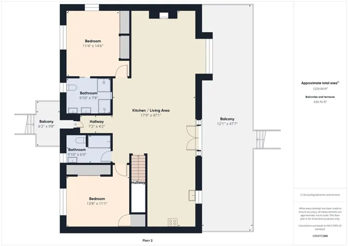 Upstairs floorplan