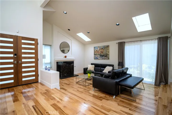 Living Room with Skylights
