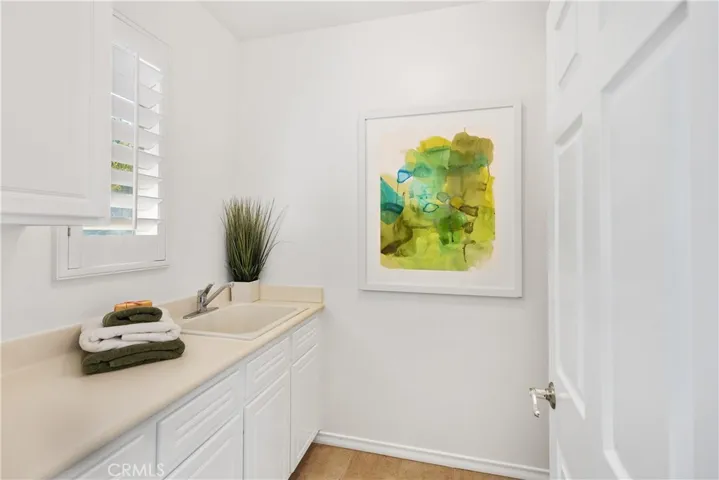 Generous size laundry room
