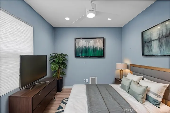 Bedroom #1 staged