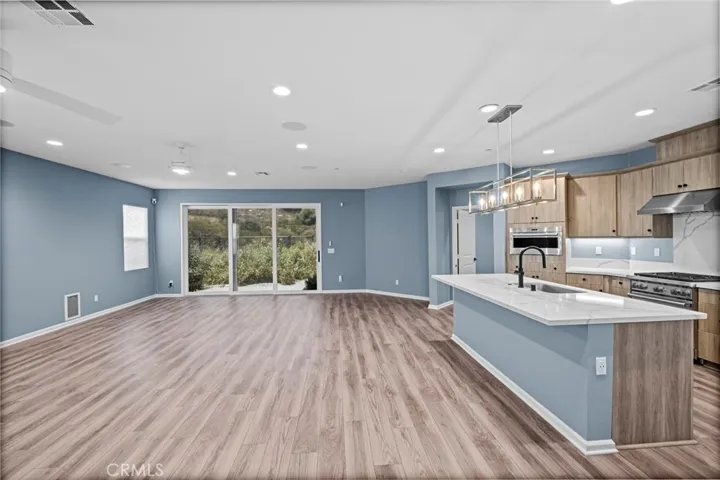 Kitchen and Living Room