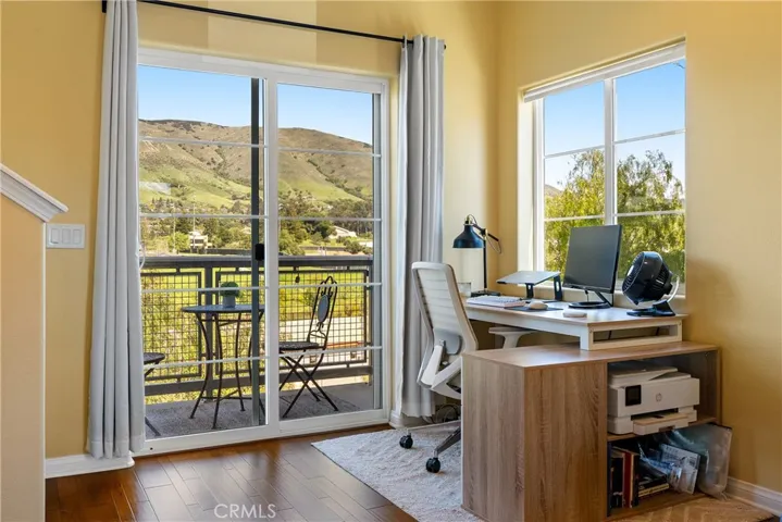 Views of hills from living room