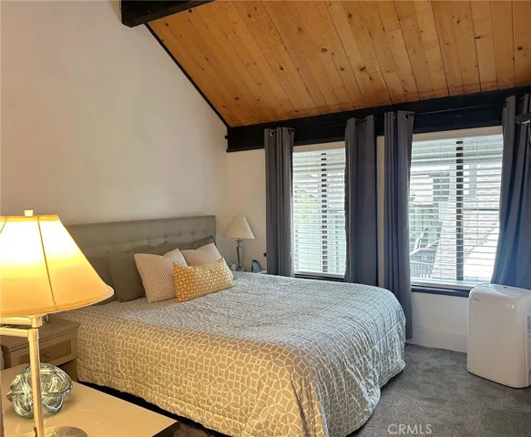 Bedroom #1 has amazing light and high ceilings
