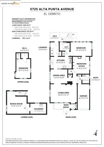 5725 Alta Punta Ave, El Cerrito, California 94530