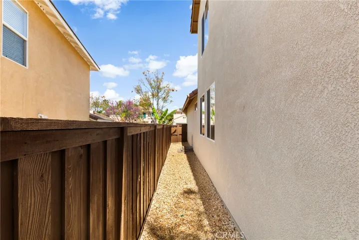 Dog run with doggy door to office