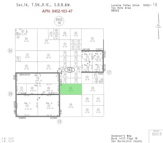20 Ac Jones Road, Lucerne Valley, California 92356