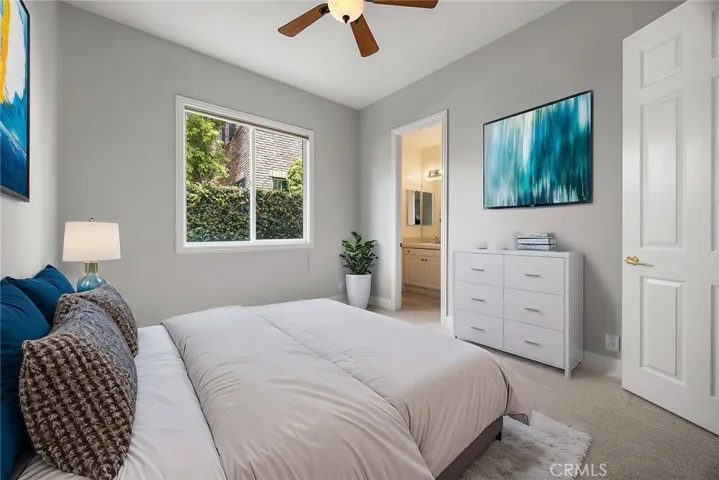 VIRTUALLY STAGED MAIL LEVEL BEDROOM SUITE WITH PRIVATE BATH