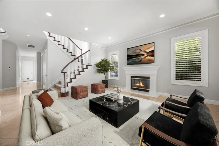 VIRTUALLY STAGED LIVING ROOM