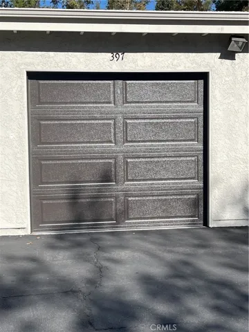 Single- car, enclosed, private garage