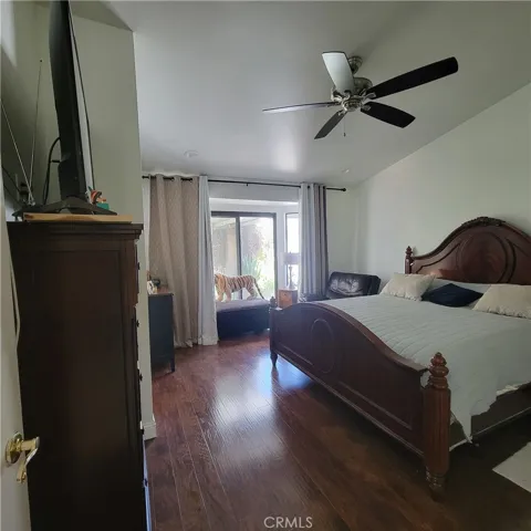 Master Bedroom with slider door to back yard