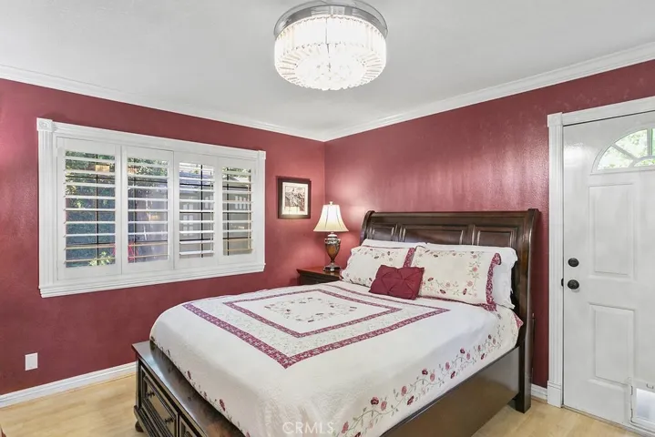 Downstairs secondary bedroom 3 with private entry