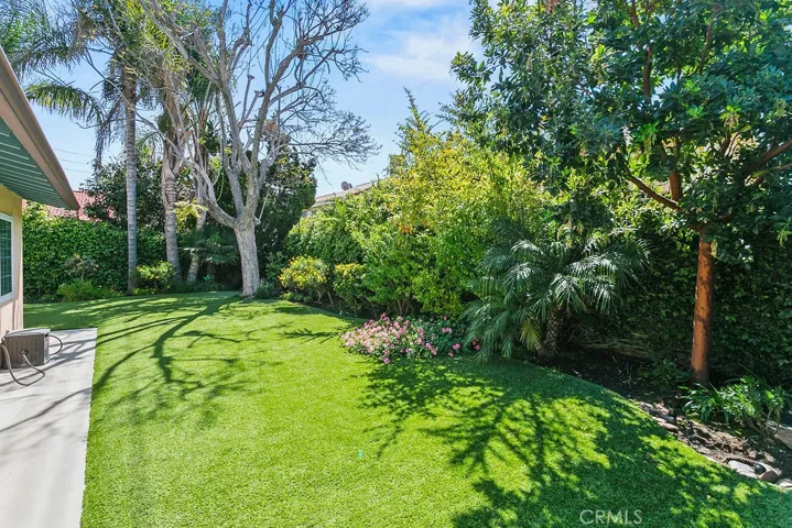 Spacious yard with Malibu Lighting