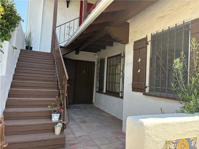 Entrance of the house.