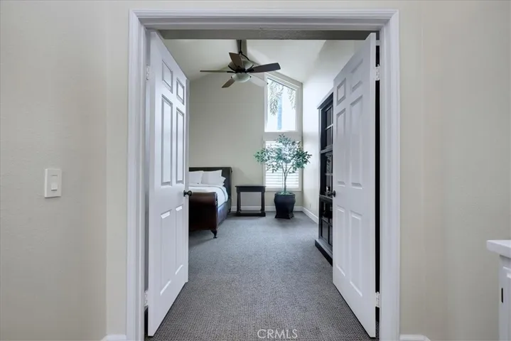 Double Door Entry to Primary Bedroom