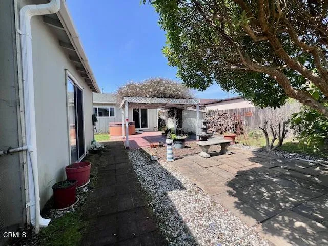 North Side of Studio and Patio
