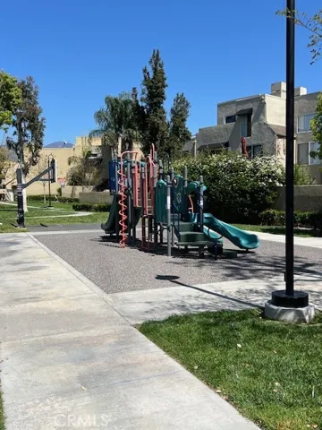 Children's play area and junior sport court