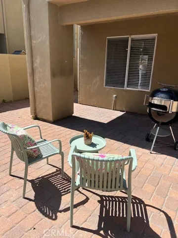 Large covered patio area