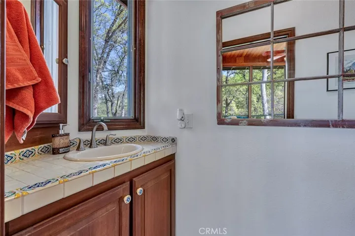 half bath in atrium