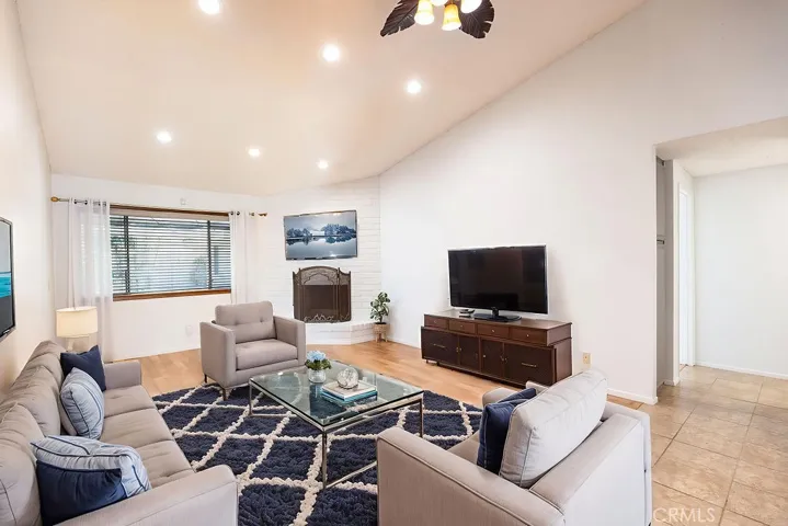 Living Room Virtually Staged