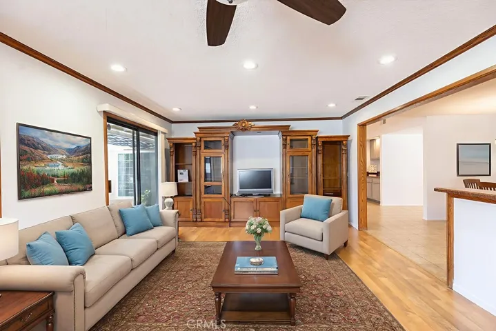 Family Room Virtually Staged