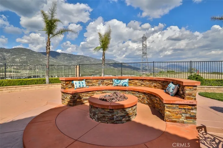  Fire pit with seating