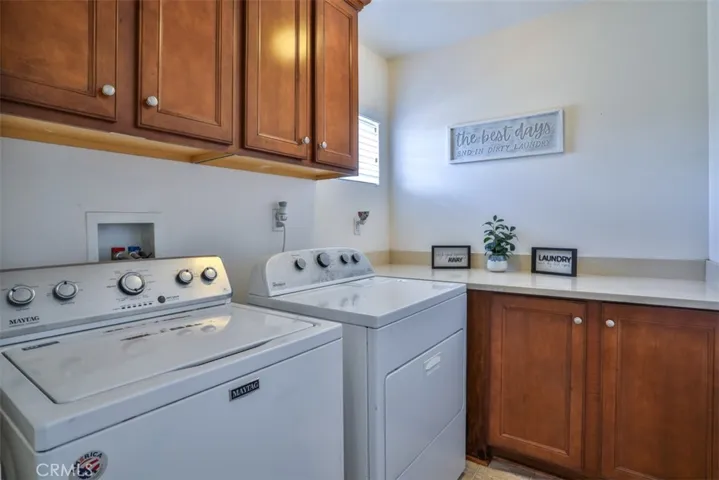 Upstairs laundry room