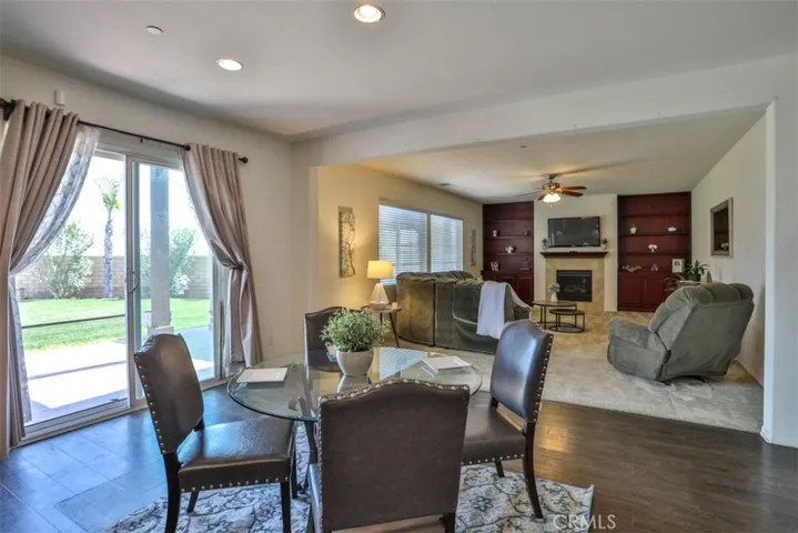Sliding doors to rear yard