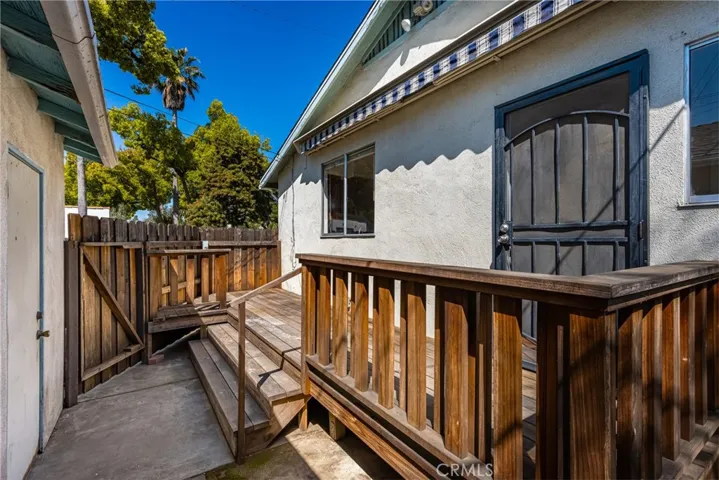 Back Deck with Shade Cover