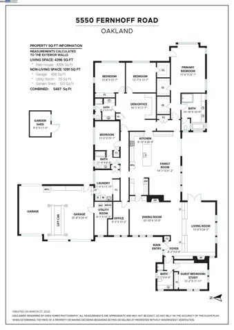 5550 Fernhoff Road, Oakland, California 94619