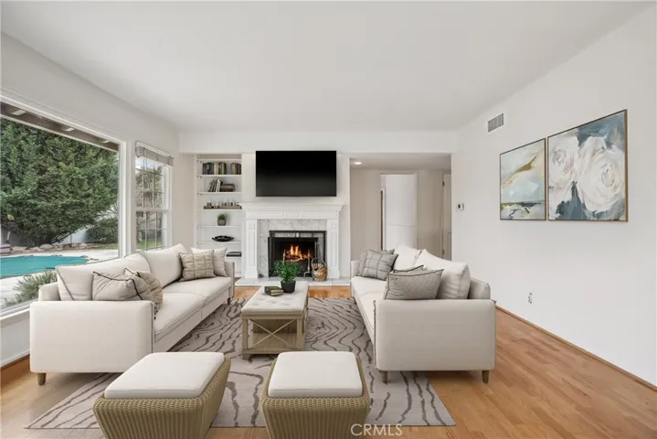 Living room with virtual staging so you can imagine the possibilities.