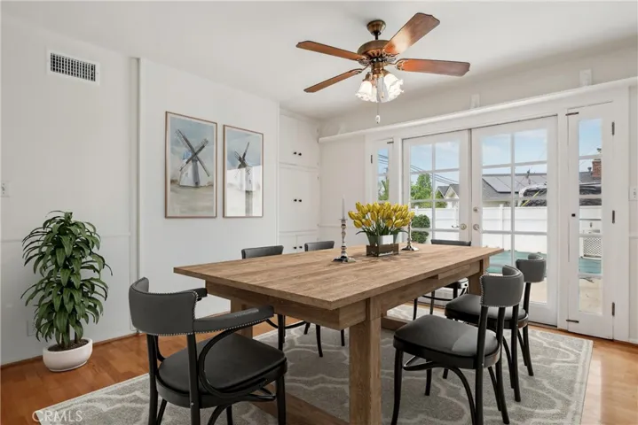 Dining room with virtual staging so you can imagine the possibilities.