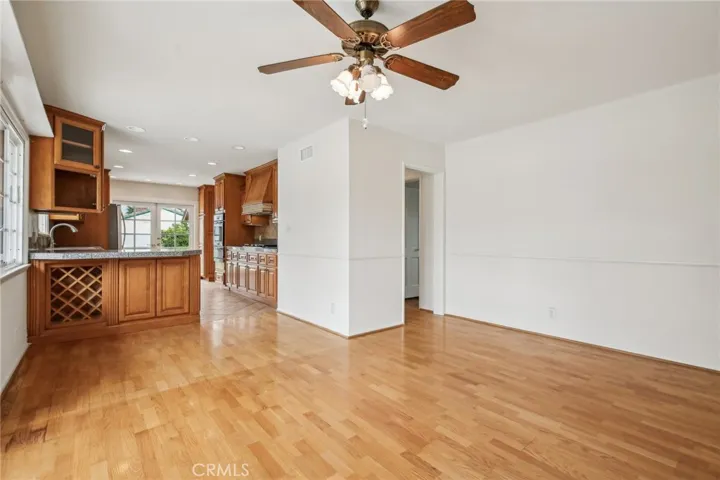 Dining room looking to kitchen