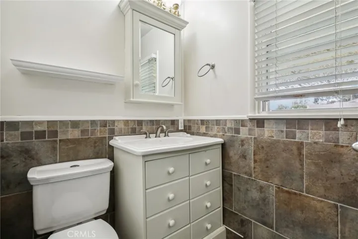 Primary bathroom with walk-in shower