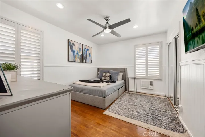 Primary with newer ceiling fan recessed light