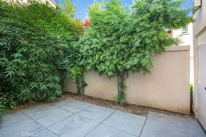 Private patio.