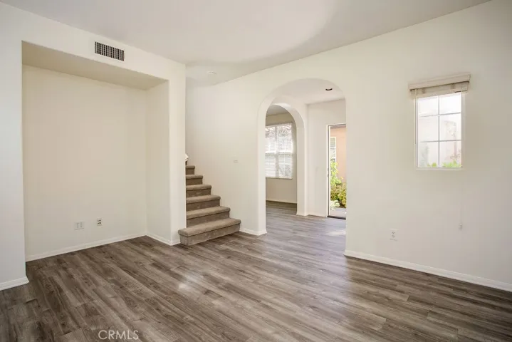 Spacious living area with access to the private patio.