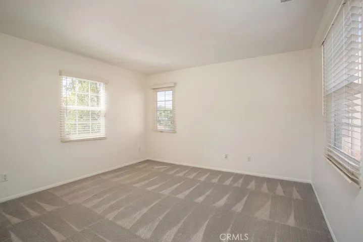 Master bedroom is spacious.
