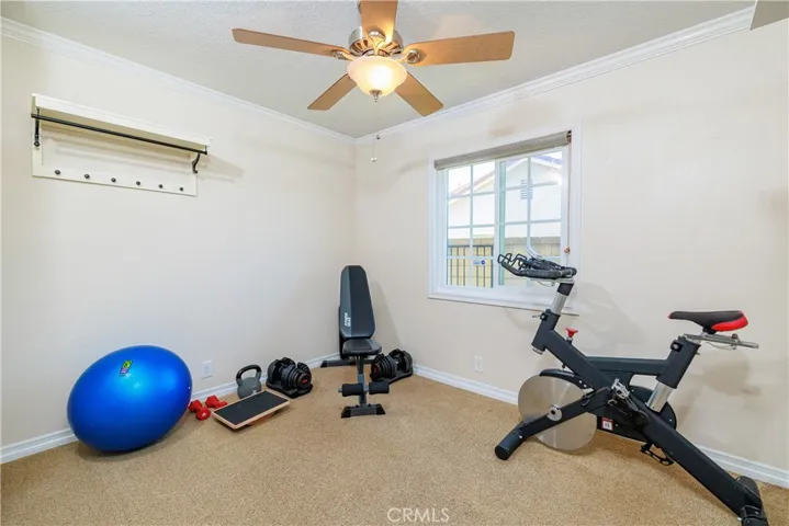 Bedroom #2, Our workout room right now
