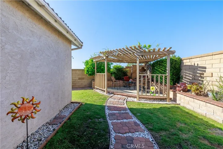 Enter the backyard from the Sunroom and head to the Gazebo for some fun!