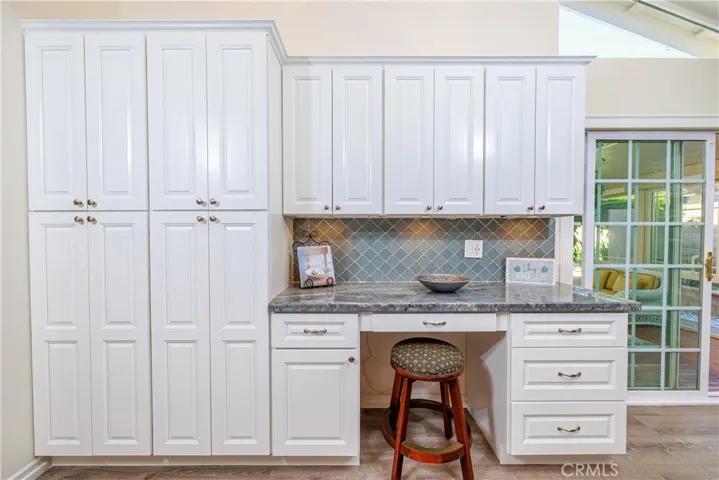 Love this space, desk/sitting  area and more cabinets for organizing!