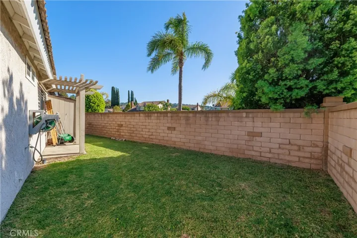 Side  and back yards