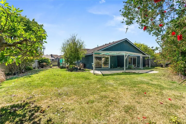 Large backyard
