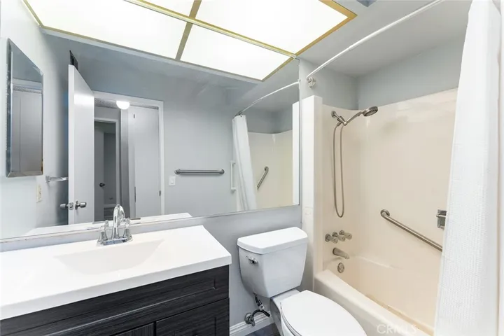 Hall bathroom with new vanity