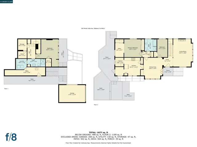 240 Monte Vista Ave, Oakland, California 94611