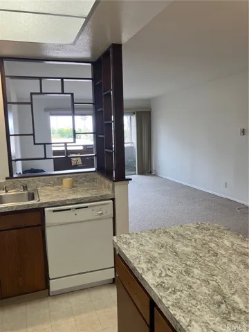 kitchen to living area
