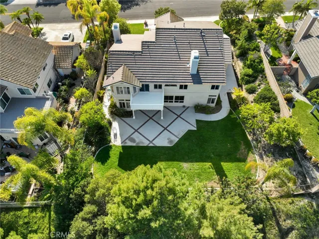 Large home.  Spacious lot fully finished with covered patio.