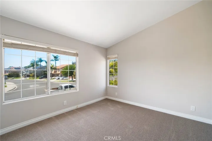 Secondary bedrooms are large.