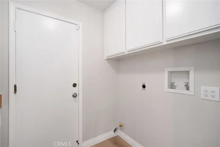 Interior laundry room